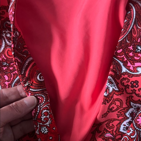 Banana Republic Red Paisley Jumpsuit - Picture 3 of 5